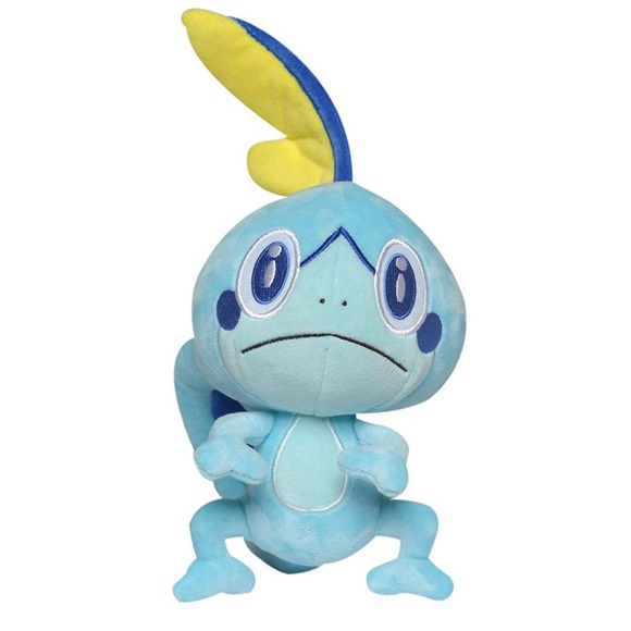 POKÉMON Sobble Plush Stuffed Animal Toy, 8 Inches, Blue - Picture 5 of 5